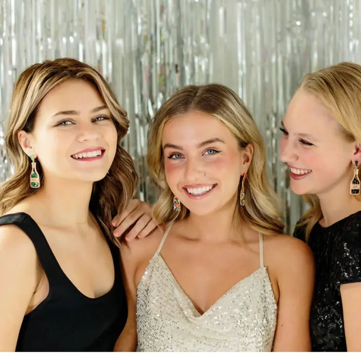 Champagne Bottle Earrings