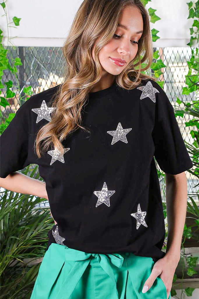 You're A Star Sequin Top