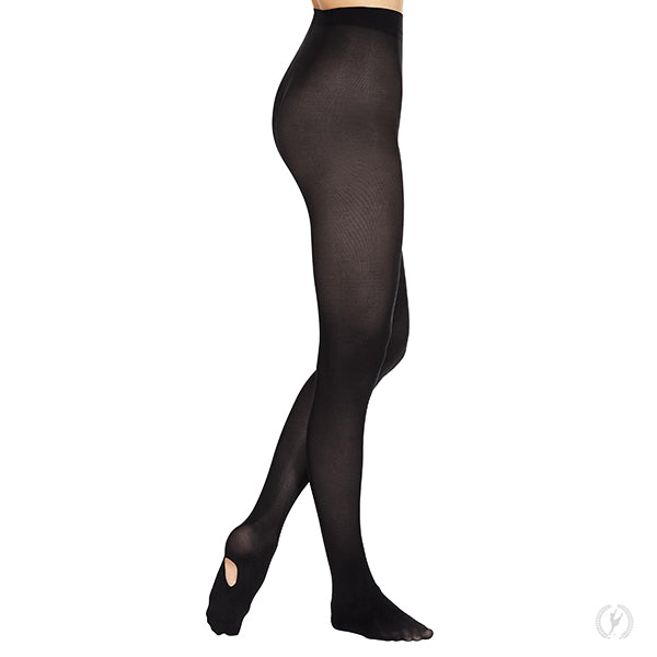 Eurotard Womens TRUE NON-RUN™ Microfiber Convertible Tights