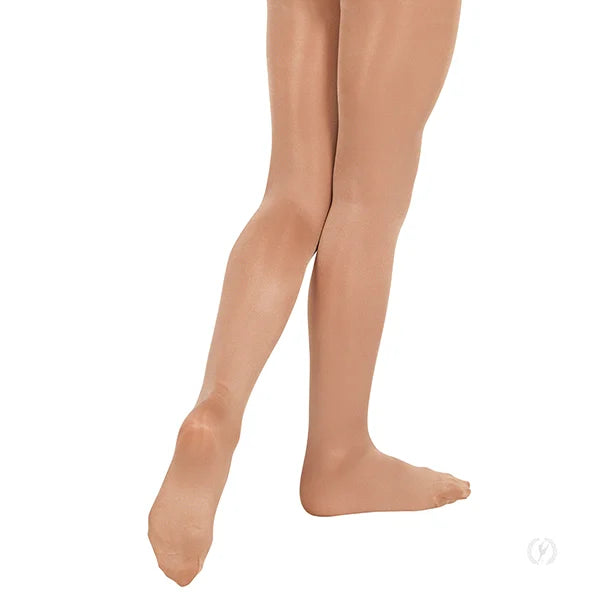 Eurotard Girls Shimmer Footed Tights
