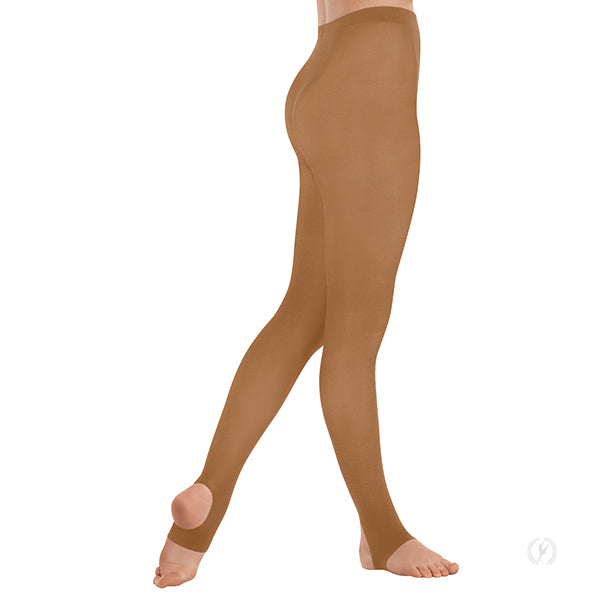 Eurotard Womens TRUE NON-RUN™ Microfiber Stirrup Tights