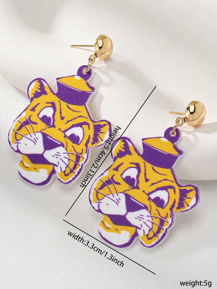 Vintage Tiger Dangles