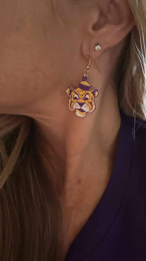 Vintage Tiger Dangles
