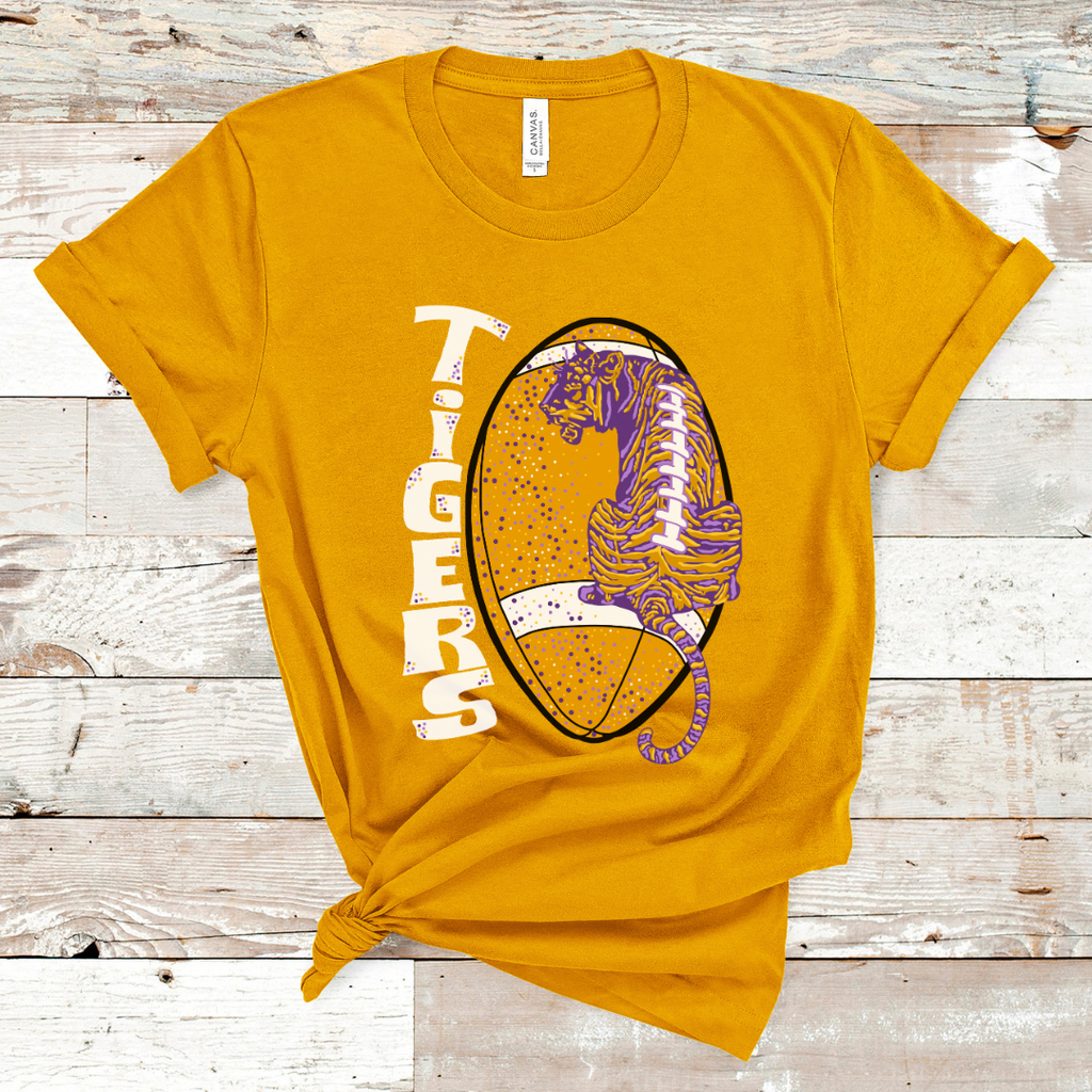 Laces Out! LSU Tigers Football Game Day Tee