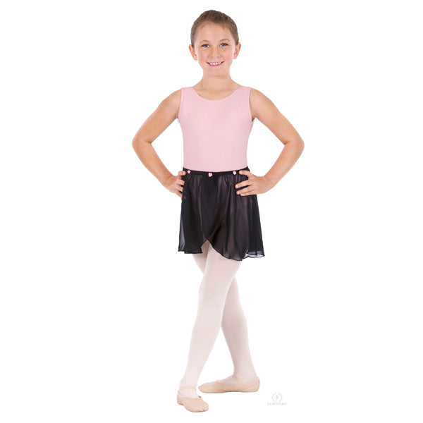 Child Pull-On Mock Wrap Skirt