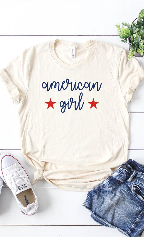 American Girl Plus Size Graphic Tee