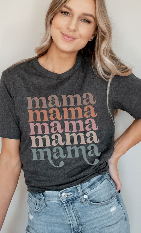 Retro mama graphic tee