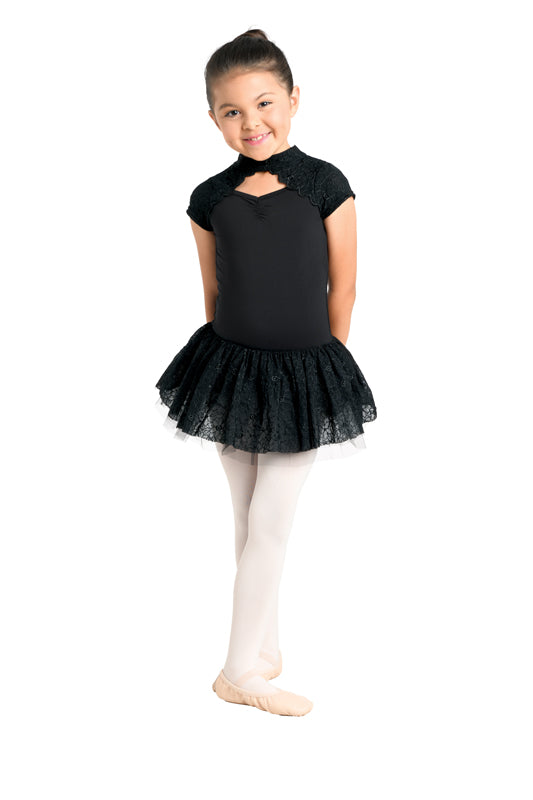 Cap Sleeve Skirted Leotard