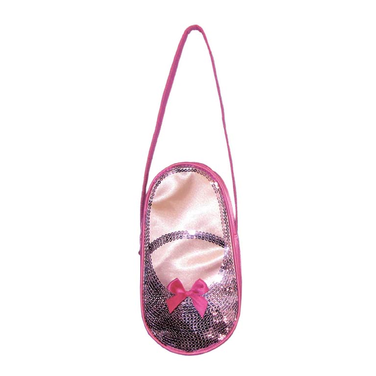 Satin & Sequins Ballet Shoes Slipper Tote