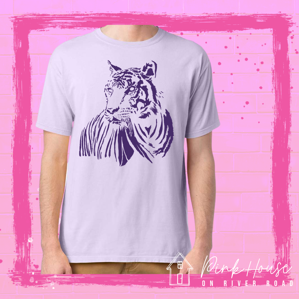 Purple Tone Tiger Tee