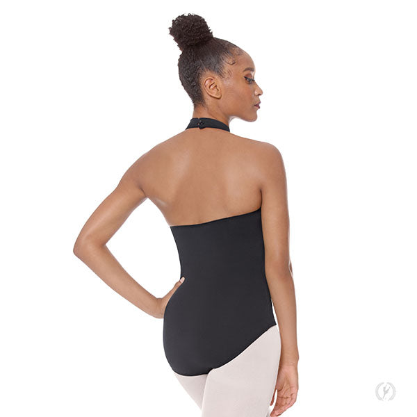 Womens Halter Mock Neck Leotard