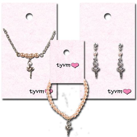 Rhinestone Ballerina Necklace