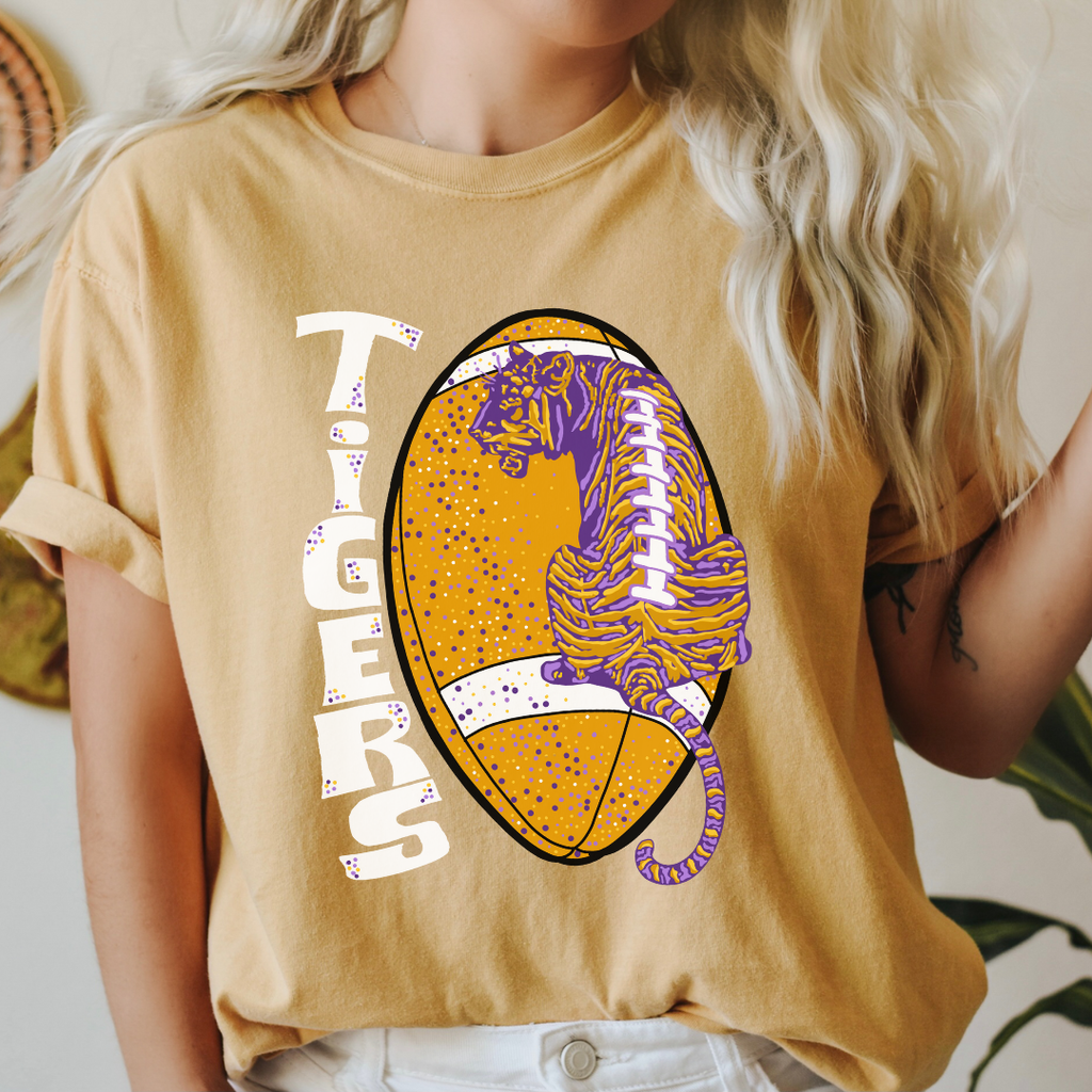 Laces Out! LSU Tigers Football Game Day Tee