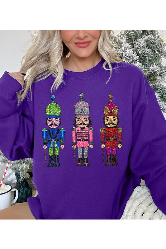 Sequin Nutcrackers Sweatshirt