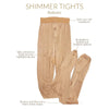 Eurotard Womens Shimmer Footed Tights