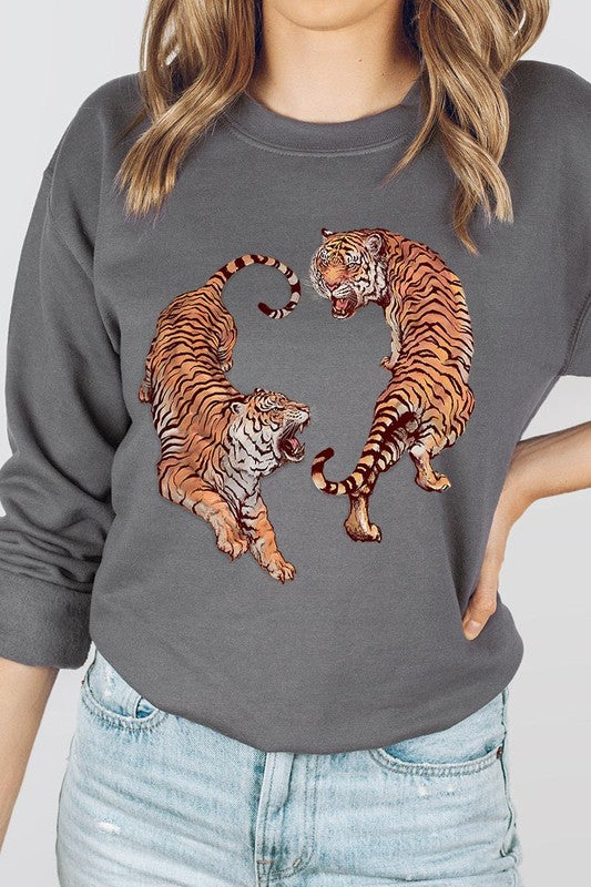 Tigers Graphic Fleece Sweatshirt