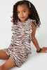 Tiger Print Ruffle Tank