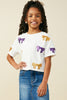 Sequin Bow Tee