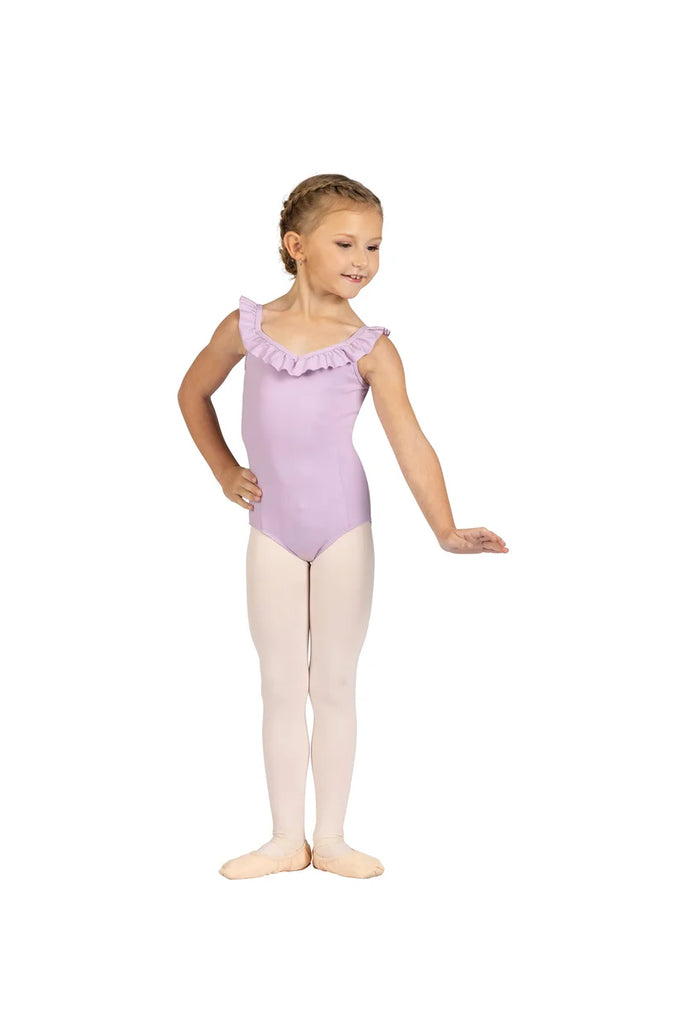 Ruffle Trim Leotard