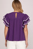 Ruffle Sleeve Gameday Top