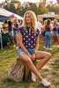 Gameday Polka Dot Top