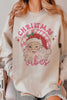 PINK CHRISTMAS VIBES Graphic Sweatshirt