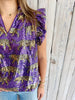 Tiger Sequin Flutter Sleeve