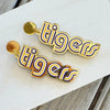 Tigers Mono Earrings