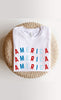 Red and Blue America Graphic Tee