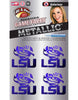 LSU Game Faces® Temporary Tattoos