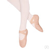 Child Passé Full Sole Leather Ballet Shoe, Drawstring Free