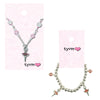 Ballerina Necklace w/ Pink Crystal Beads